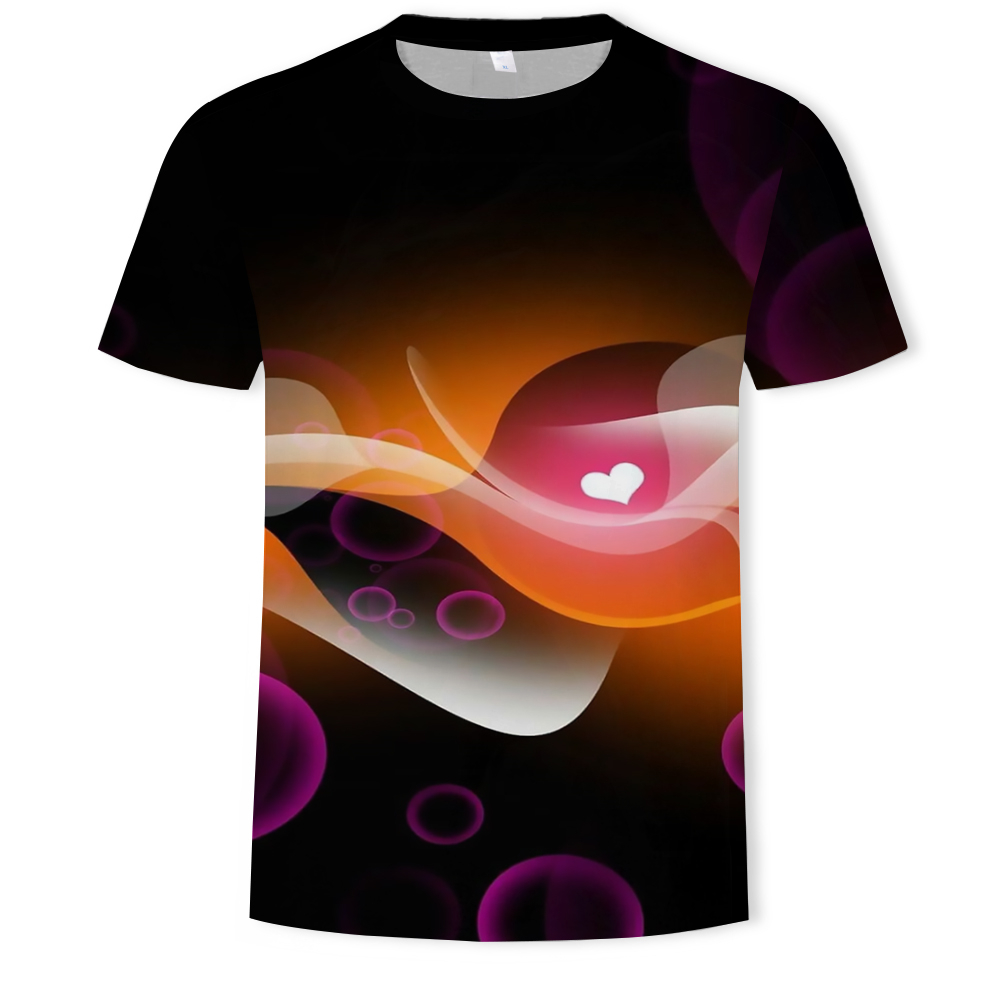 3D Graphic Printed Men's Short-Sleeved T-shirt- Multi-D 2XL 3D Graphic Printed Men's Short-Sleeved T-shirt- Multi-D 2XL