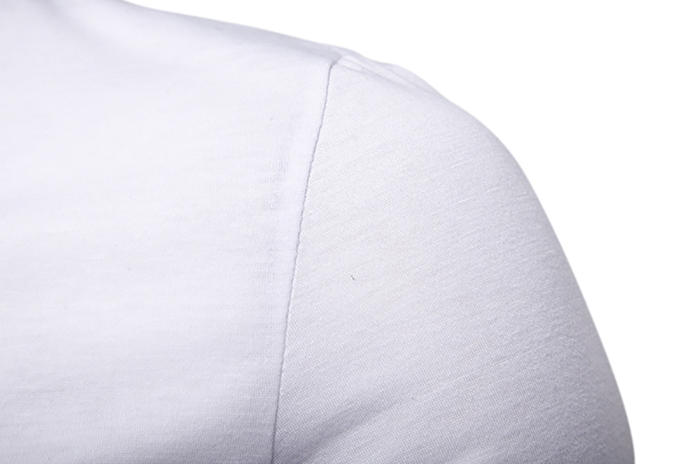 Men'S Thin Section High Stretch V-Neck Short-Sleeved T-Shirt- Gray M