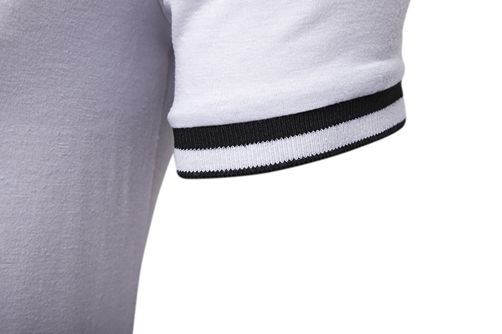 Men'S Thin Section High Stretch V-Neck Short-Sleeved T-Shirt- Gray M