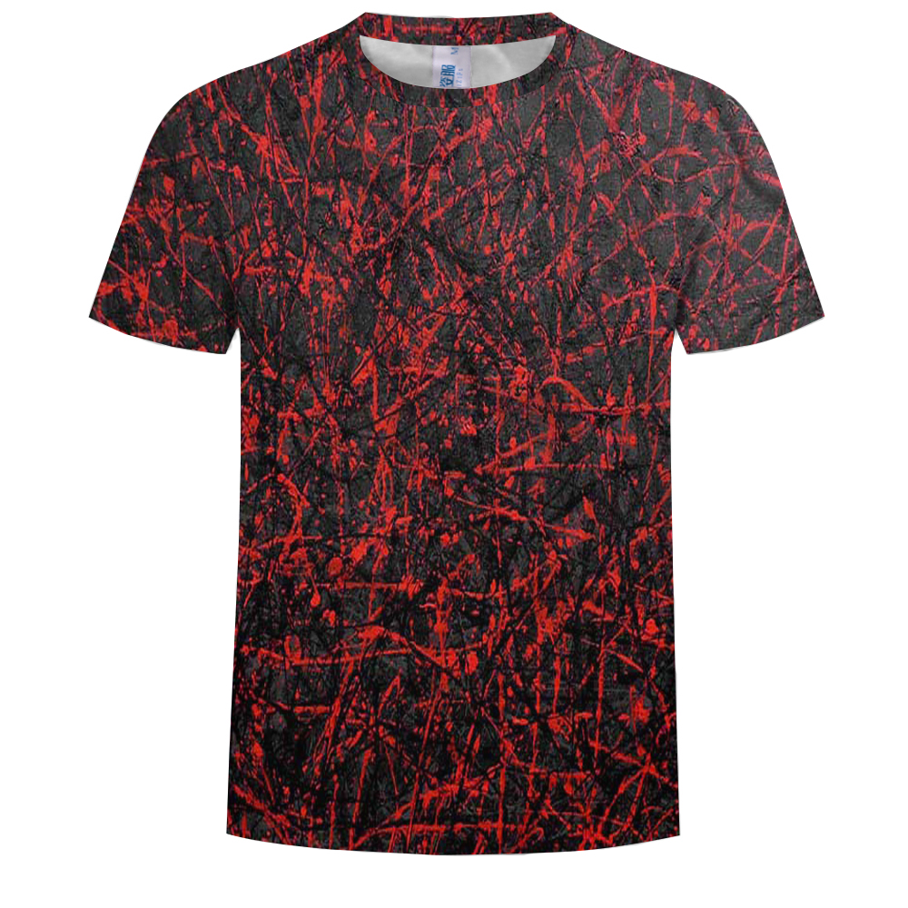 3D Summer Fashion New Mesh Line Printing Men's Short-Sleeved T-shirt- Multi 3XL 3D Summer Fashion New Mesh Line Printing Men's Short-Sleeved T-shirt- Multi 3XL