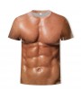 3D Muscle Print Men's Short Sleeve T-shirt