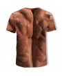 3D Muscle Print Men's Short Sleeve T-shirt