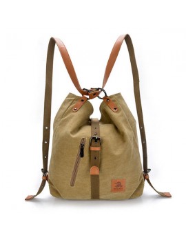 Women Canvas Casual Multifunctional Microfiber Leather Large Capacity Handbag Shoulder Bags Backpack