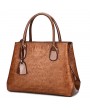 Women Crocodile High-End Vintage PU Leather Handbag