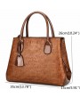 Women Crocodile High-End Vintage PU Leather Handbag