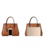 Women Crocodile High-End Vintage PU Leather Handbag