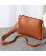 Women Faux Leather Two-piece Set Bucket Bag Handbag Shoulder Bag