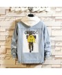 Men's Clothes Autumn and Winter Men's Casual Loose Denim Jacket