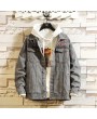 Men's Clothes Fashion Casual Denim Jacket Loose Jeans Jacket