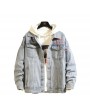 Men's Clothes Fashion Casual Denim Jacket Loose Jeans Jacket