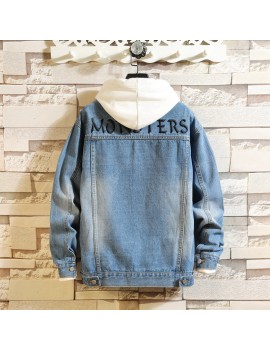 Trendy Men's Fashion Casual Loose Denim Jacket