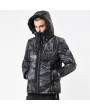 2020 Autumn And Winter Influx Of Casual Men's Fashion Camouflage Hooded Men's Padded Coat And Long Sections Warm Jacket