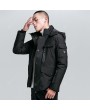 2020 Men's Winter Coat Thick Warm Tide Men Casual Cotton Hooded Winter Jacket Padded Male