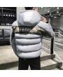 Men's Cotton Hooded Thick Warm Winter Padded Collar Korean Slim Trend Of Cotton-padded Jacket Casual Jacket
