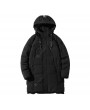 Men's Cotton-padded Coat Winter Fashion Hooded Thick Warm Coat Long Padded Coat