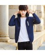 Men's Jackets Jacket Trend Of Young People Standing Collar Casual Slim Thin Windproof Jacket