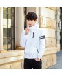 Men's Jackets Jacket Trend Of Young People Standing Collar Casual Slim Thin Windproof Jacket