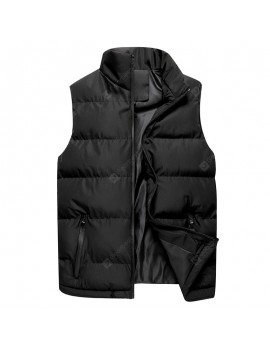 The Trend Of Men's Clothes Down Cotton Vest Vest 2020 Spring And Winter Large Size Men's Waistcoat Jacket