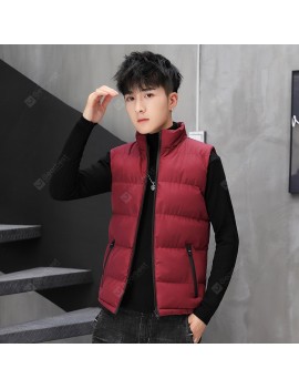 The Trend Of Men's Clothes Down Cotton Vest Vest 2020 Spring And Winter Large Size Men's Waistcoat Jacket